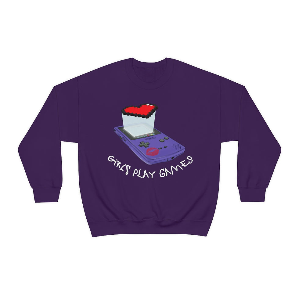 Thumbnail: Girls Play Games Crewneck Sweatshirt