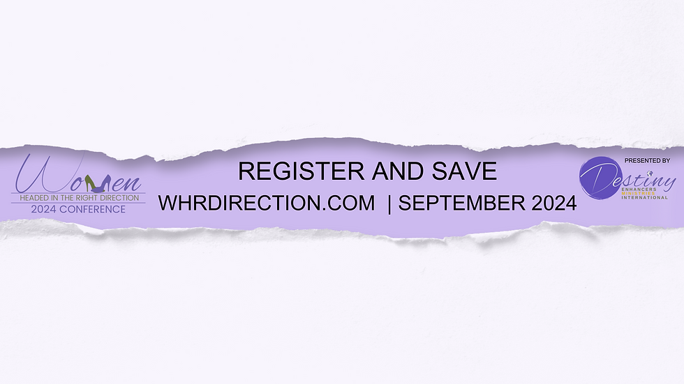 Women Headed In The Right Direction 2024 Online Conference