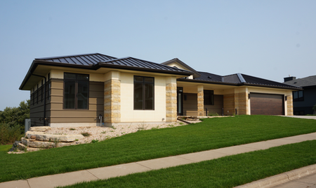 contemporary prairie home