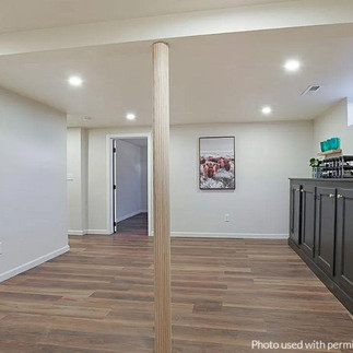 basement living room