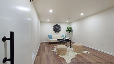 basement living room remodel