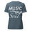 Thumbnail: Women’s relaxed v-neck t-shirt | MUSIC is the BALM of my SOUL