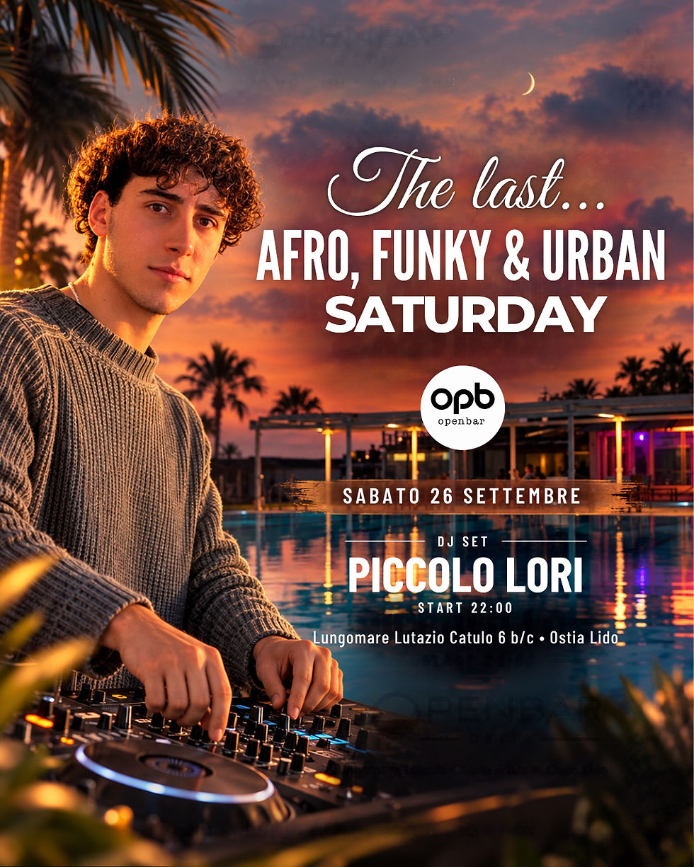 Afro, Funky & Urban Saturday