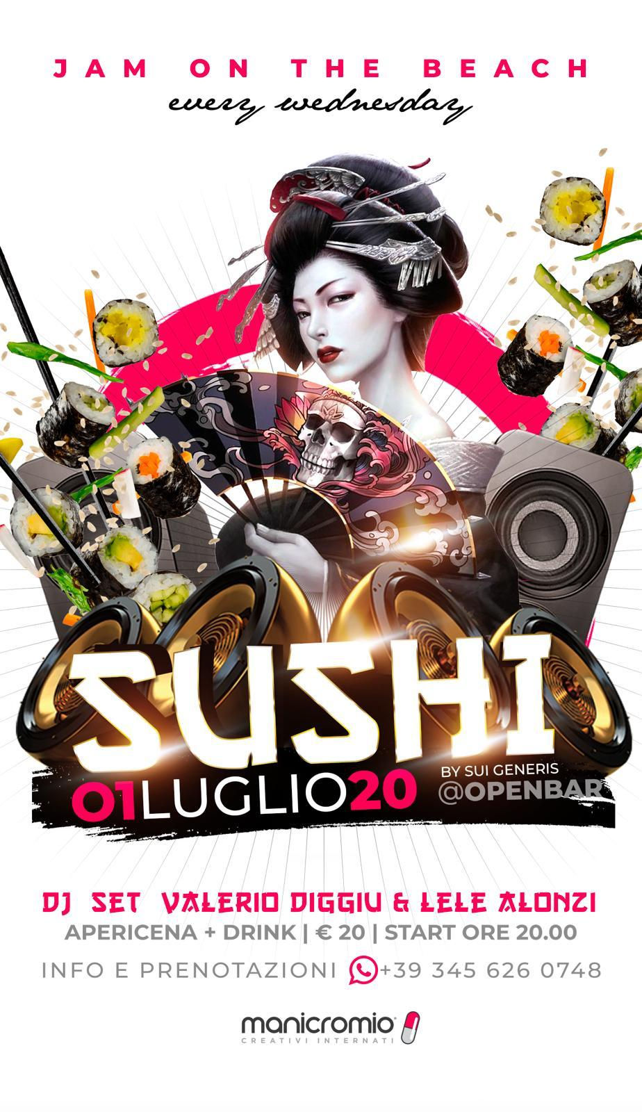 JAM ON THE BEACH... SUSHI EVENT