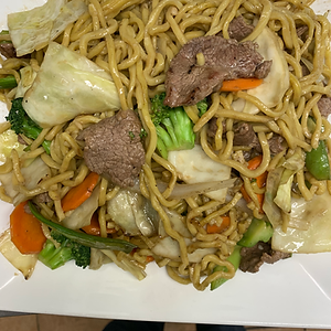 Thick Noodle Beef Low Mein
