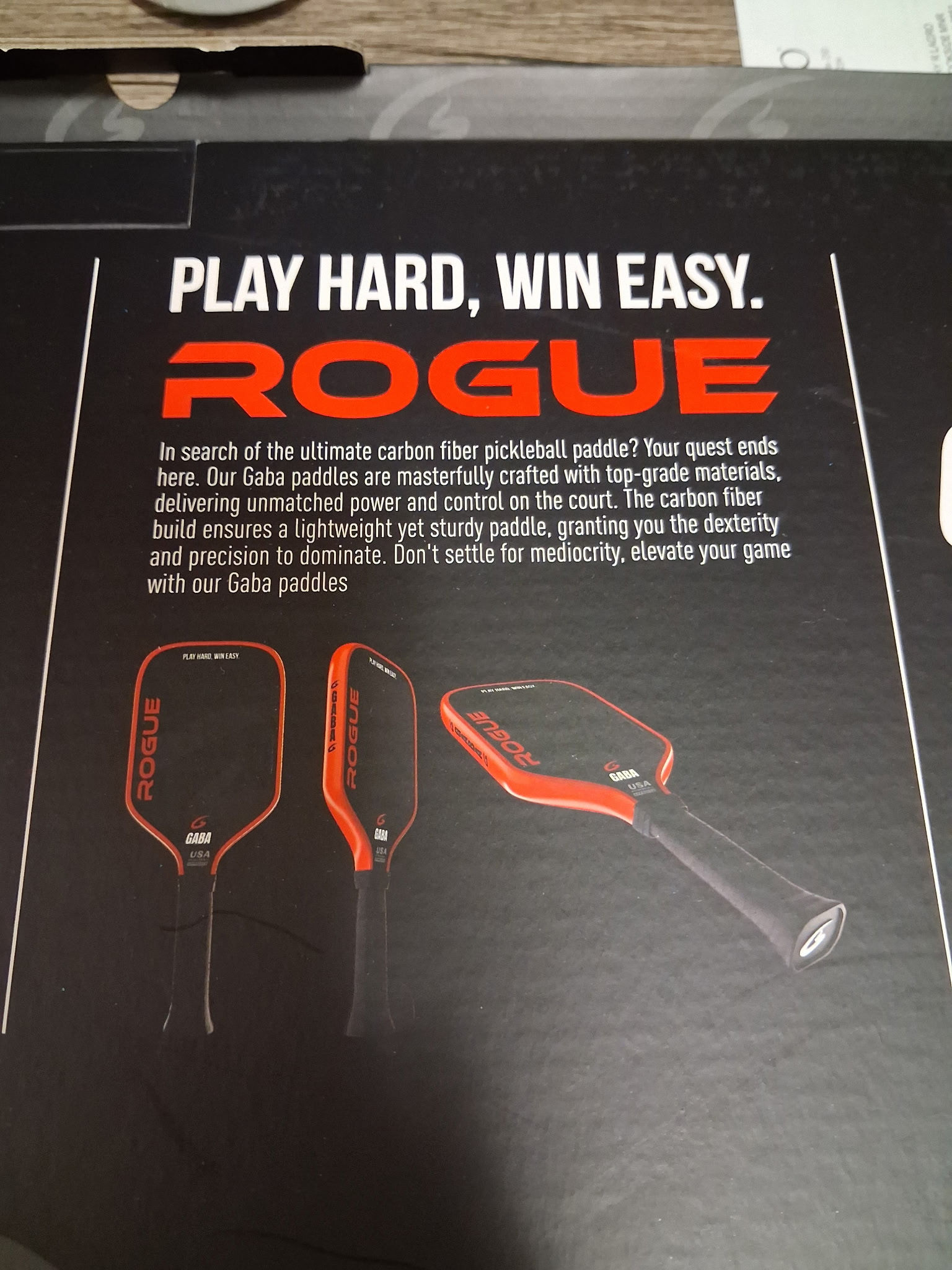 Rogue Pickleball Paddle