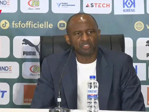 Patrick Vieira lance son ère à la tête des Lions : premier test face au Mozambique
