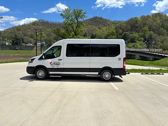 White van with Harlan CAA decal