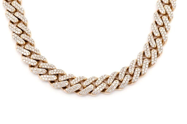 10mm Cuban Link Chain Diamond