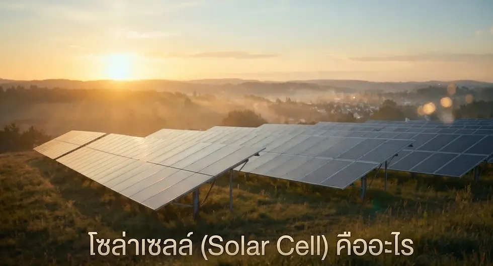 โซล่าเซลล์ Solar Cell คืออะไร ช่วยลดค่าไฟ | AESOVATION