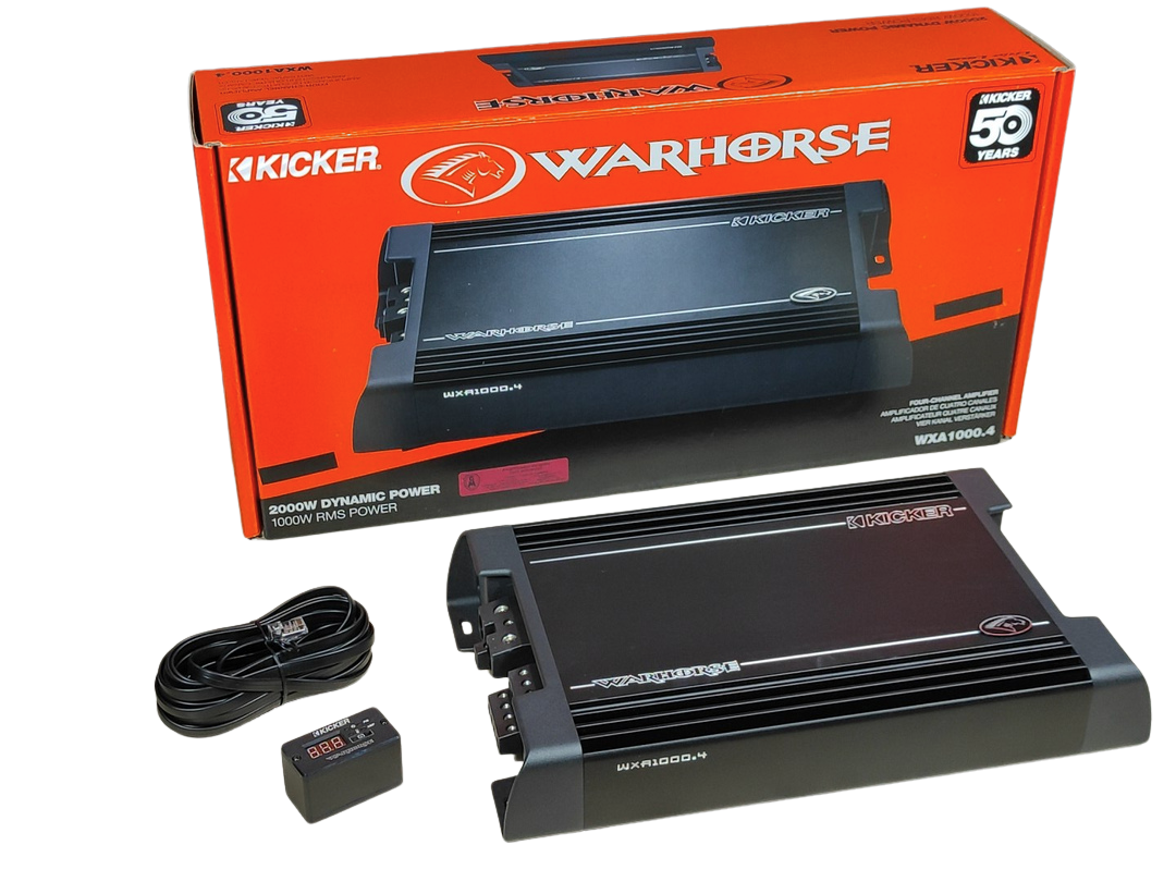 WXA1000.4 KICKER Amplificador Edición 50 aniversario 4 canales 250WRMS x canal