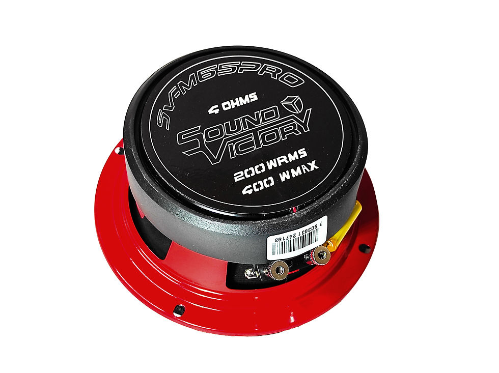 Miniatura: Par SV-M65PRO Par medios rangos con driver 200 wrms 4 ohms Sound Victory
