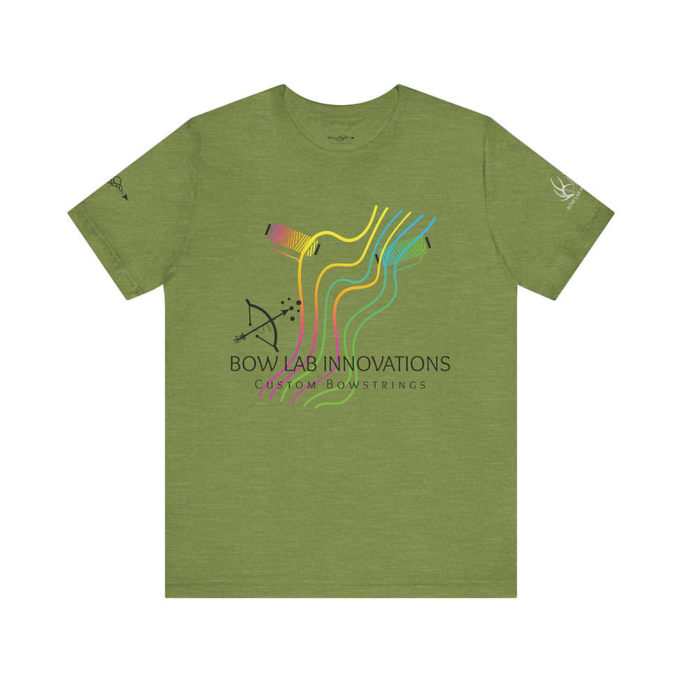 Thumbnail: Bow Lab Innovations blended Tee - Custom Bowstrings logo