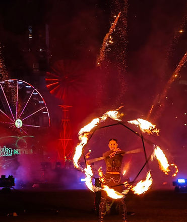 Fire performer Sunshine Coast