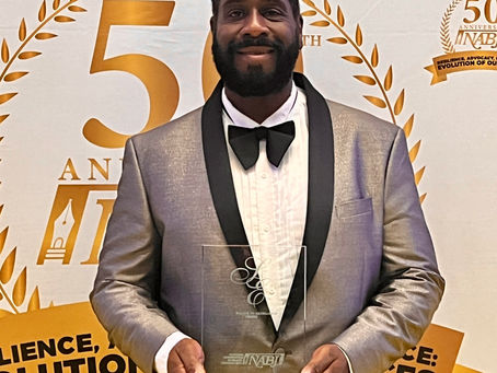Celebrating Excellence: Board Member Asedrick Thomas Wins NABJ Award