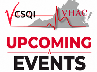 Upcoming Events from VCSQI & VHAC