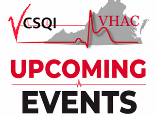 Upcoming Events from VCSQI & VHAC