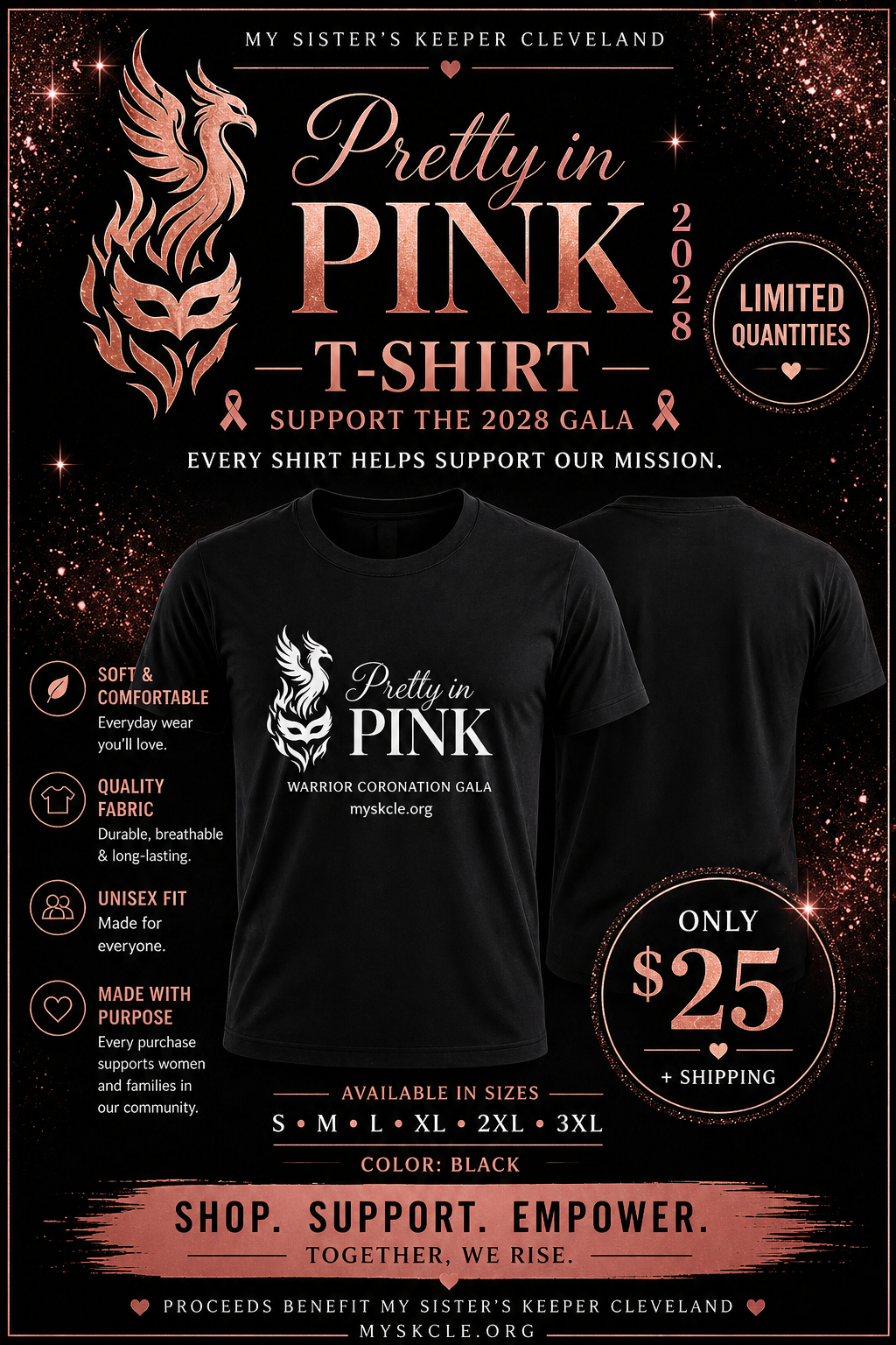 Pretty in Pink 2026 Signature T-Shirt