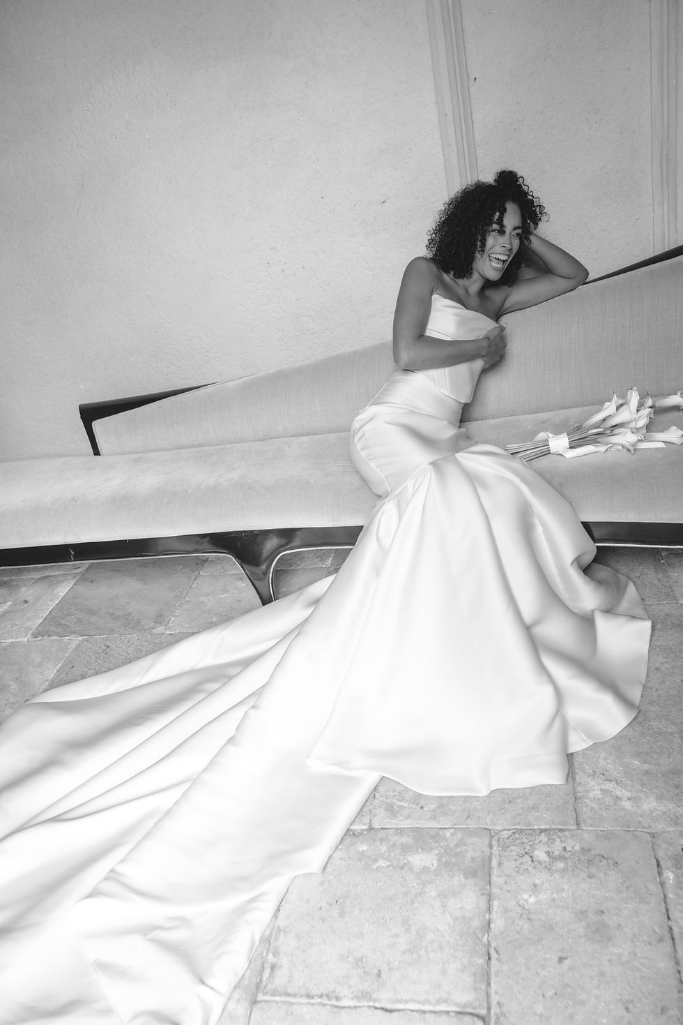 Editorial bridal candid