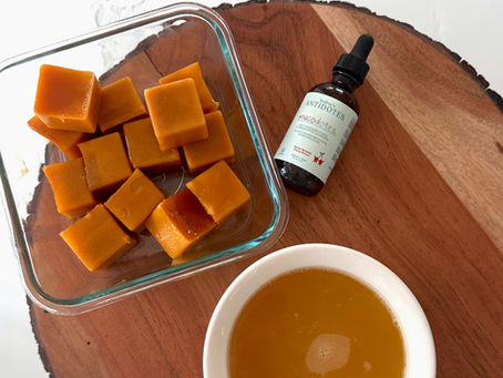 ✨ Recette de cubes immunité au gingembre – parfaits pour les tisanes du printemps 🌿