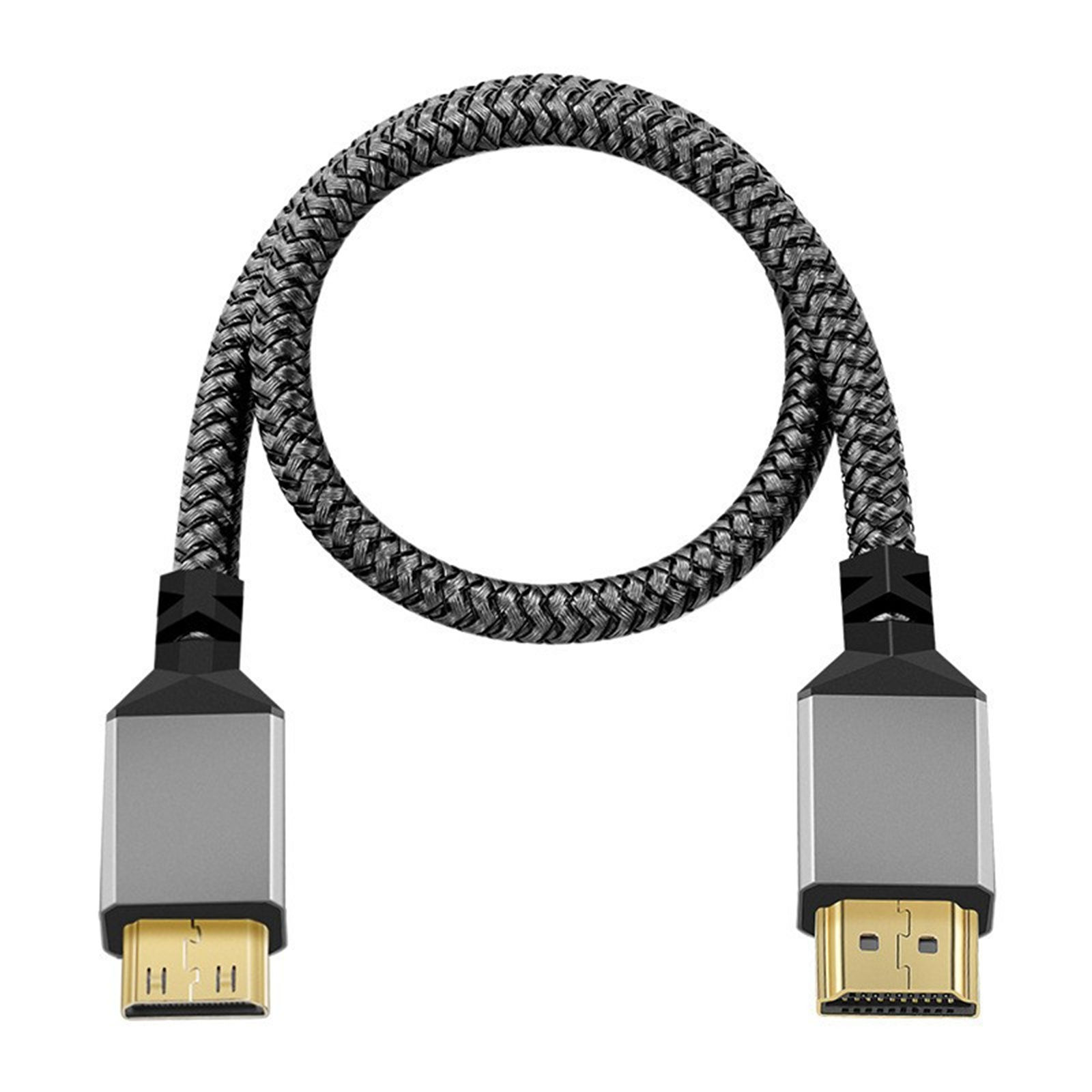 4K/60Hz 1080p MINI HDMI-compatible To HDMI-compatible Convertsion Cable Line 18G