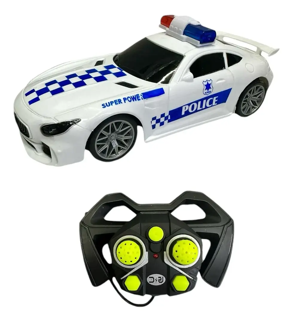 Miniatura: SET 2 CARROS POLICIA A CONTROL REMOTO