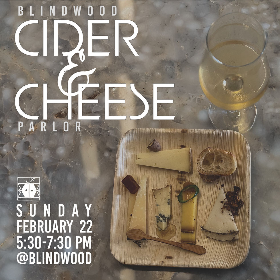 Cheese & Cider Pairing