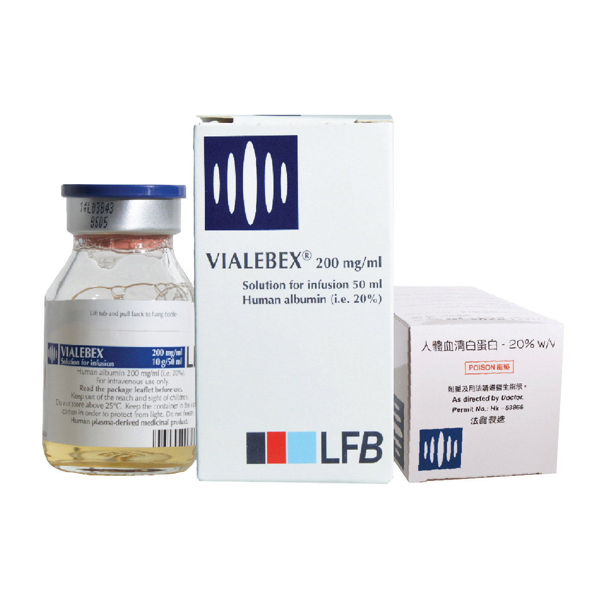 Vialebex Soln For Inf 200mg/ml