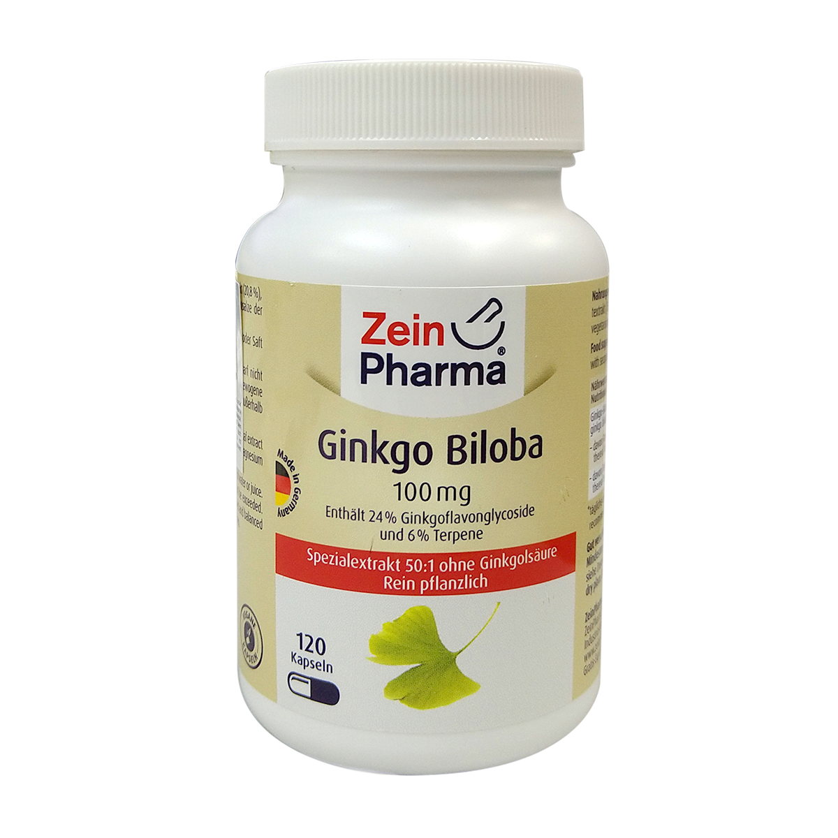 Zein Pharma - 銀杏葉精華_100毫克_膠囊