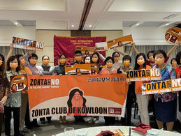 "Zonta Says NO" Campaign and Photo Taking 2021