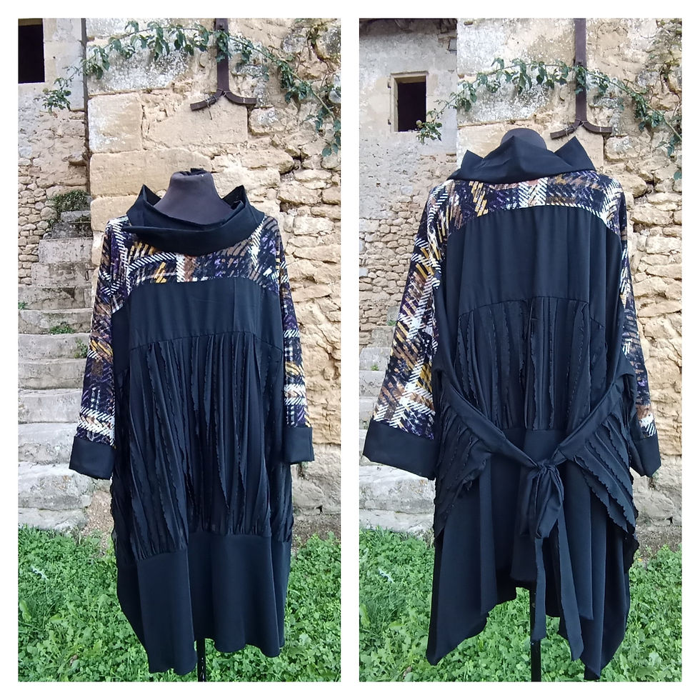 Thumbnail: Robe à Volants Noire