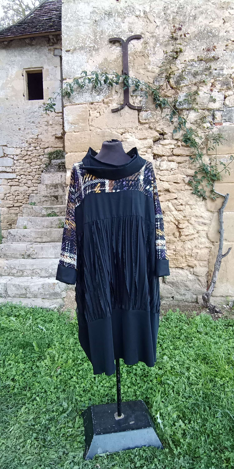 Thumbnail: Robe à Volants Noire