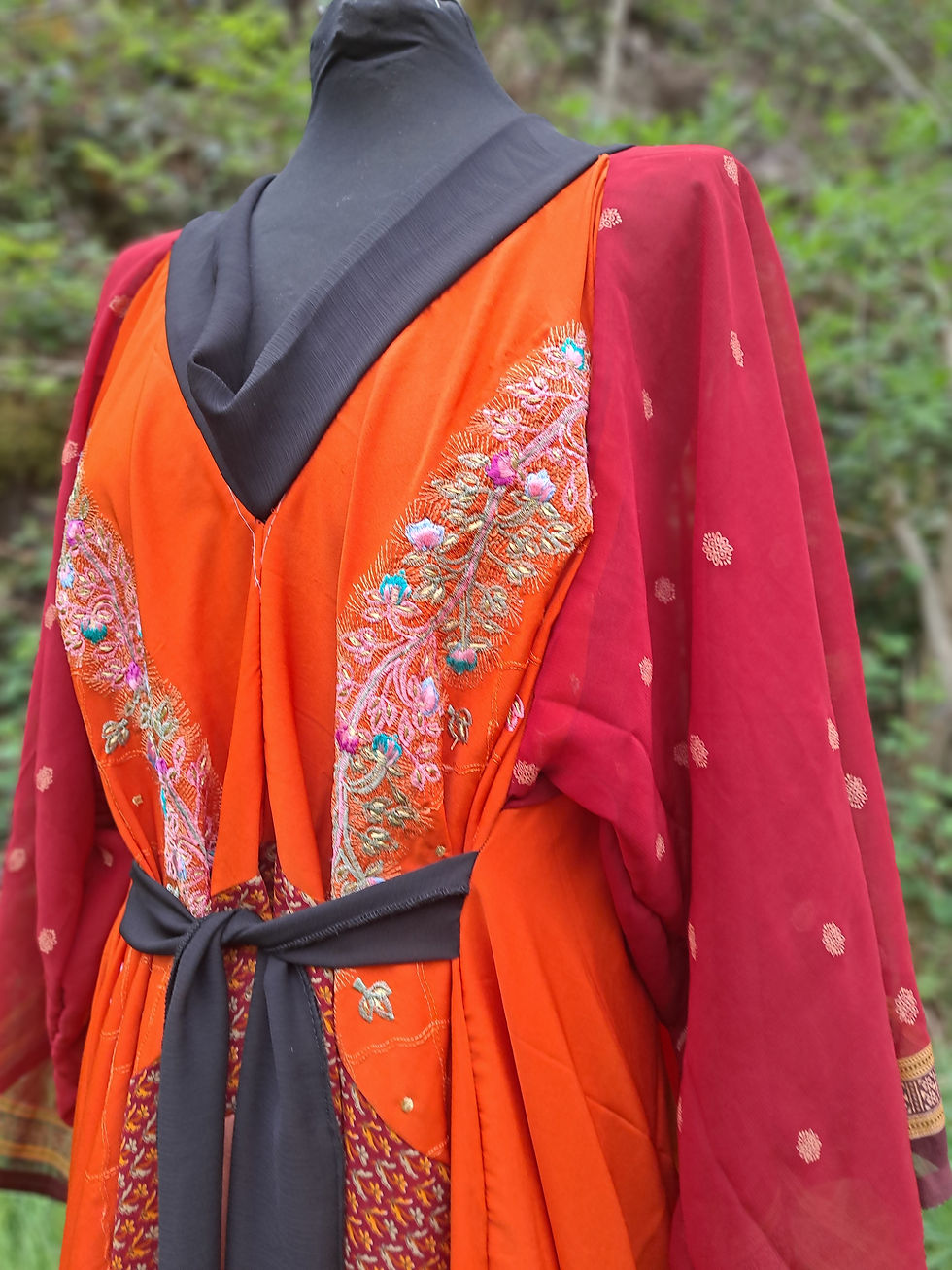 Thumbnail: Silk Chiffon Long Floaty Dress