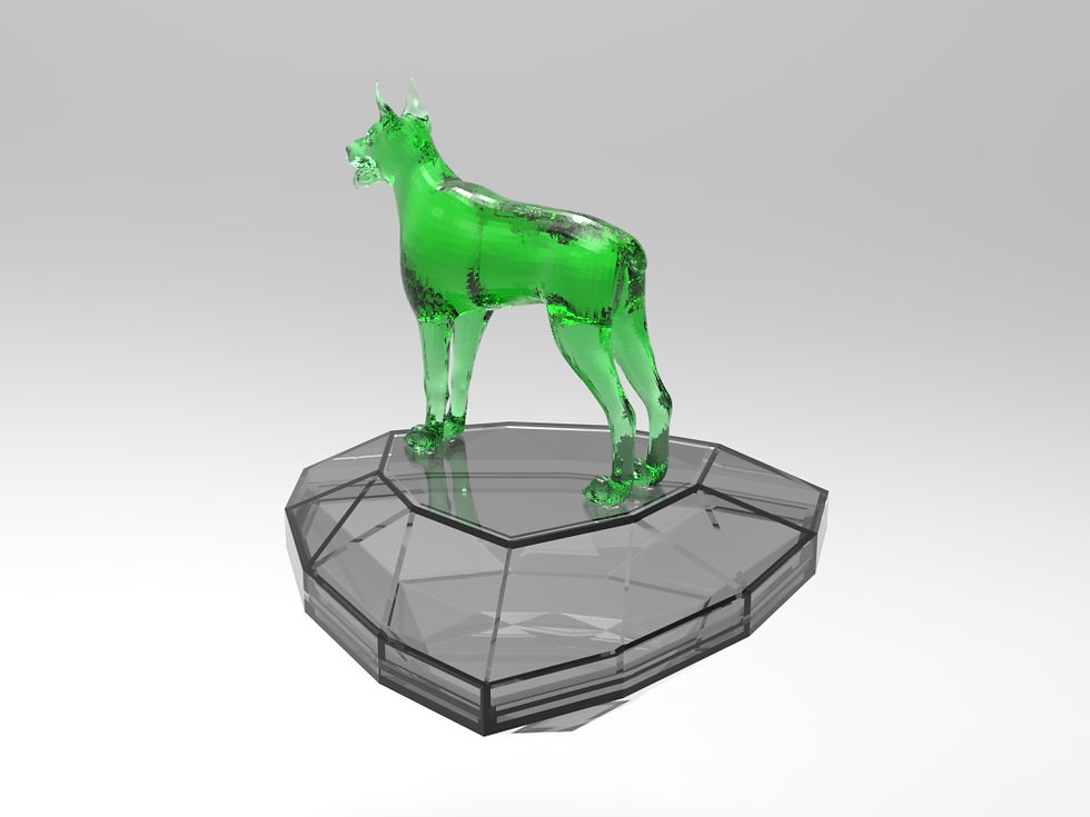 Thumbnail: Dog 06 Triangle-Shaped Urn (German Shepherd 德國牧羊犬)