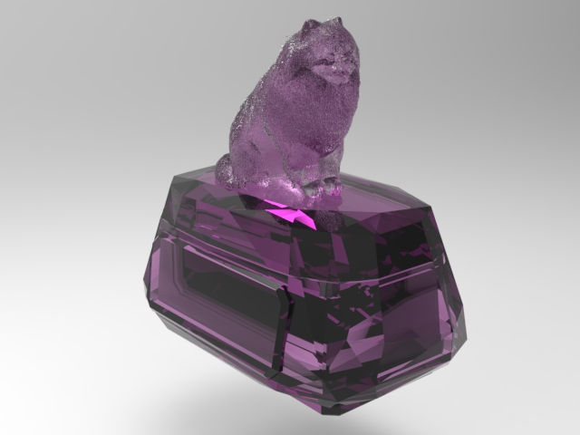 Thumbnail: Dog 15 Box-Shaped Urn (Pomeranian 松鼠狗)