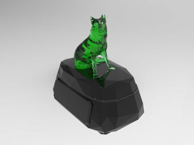 Thumbnail: Dog 09 Box-Shaped Urn (Alaskan Malamute  阿拉斯加雪橇犬)