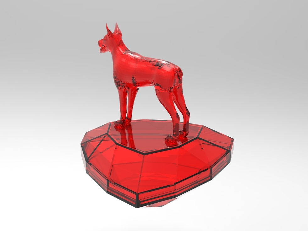 Thumbnail: Dog 06 Triangle-Shaped Urn (German Shepherd 德國牧羊犬)