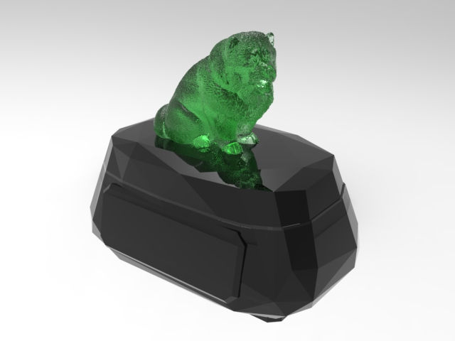 Thumbnail: Dog 18 Box-Shaped Urn (Chow Chow 鬆獅犬)
