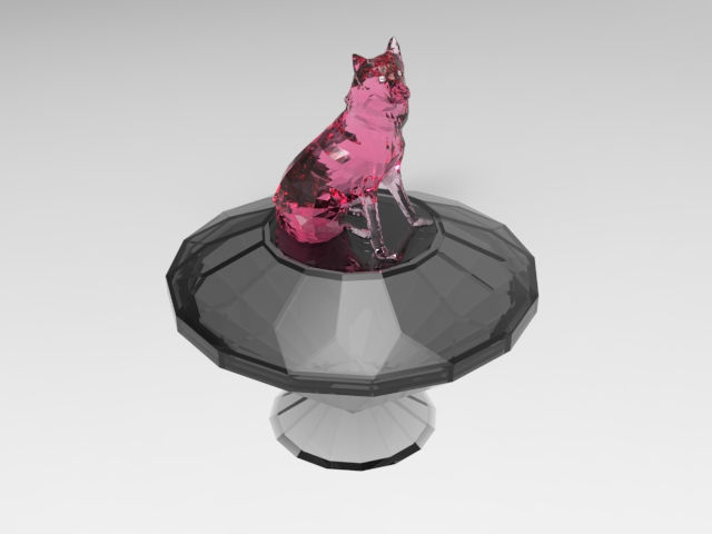 Thumbnail: Dog 09 Diamond-Shaped Urn (Alaskan Malamute  阿拉斯加雪橇犬)