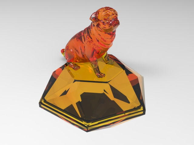 Thumbnail: Dog 11 Hexagon-Shaped Urn (Pug 巴哥犬/八哥)