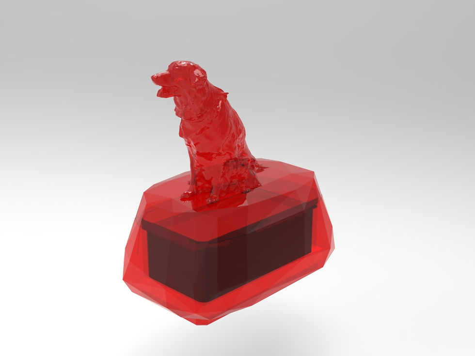 縮圖：Dog 07 Box-Shaped Urn