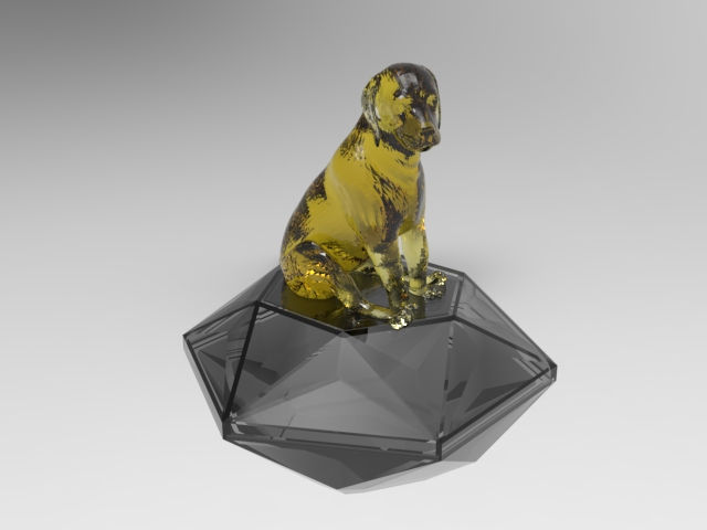Thumbnail: Dog 08 Hexagon-Shaped Urn (Labrador  拉布拉多)