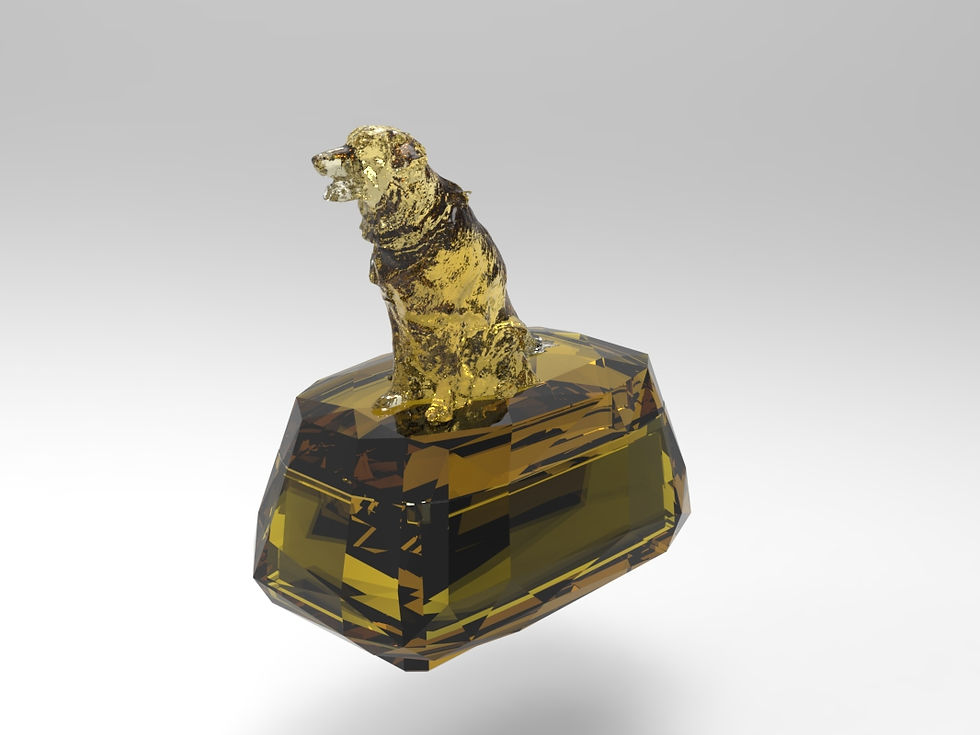 縮圖：Dog 07 Box-Shaped Urn