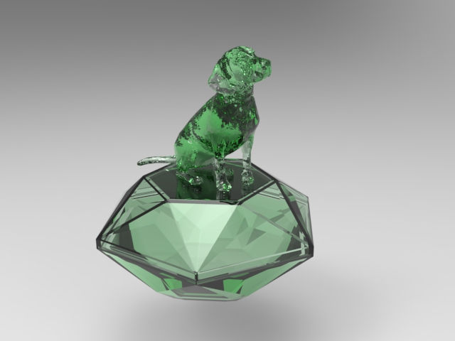 Thumbnail: Dog 10 Hexagon-Shaped Urn (Labrador  拉布拉多)