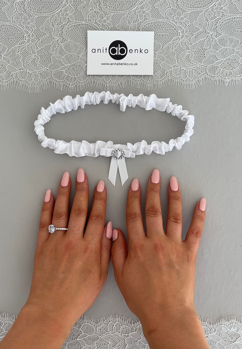 Thumbnail: Satin ribbon garter