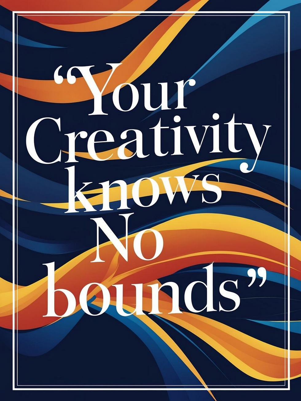 Zazzle Your Creativity Knows No Bounds option 2 Poster (Front)