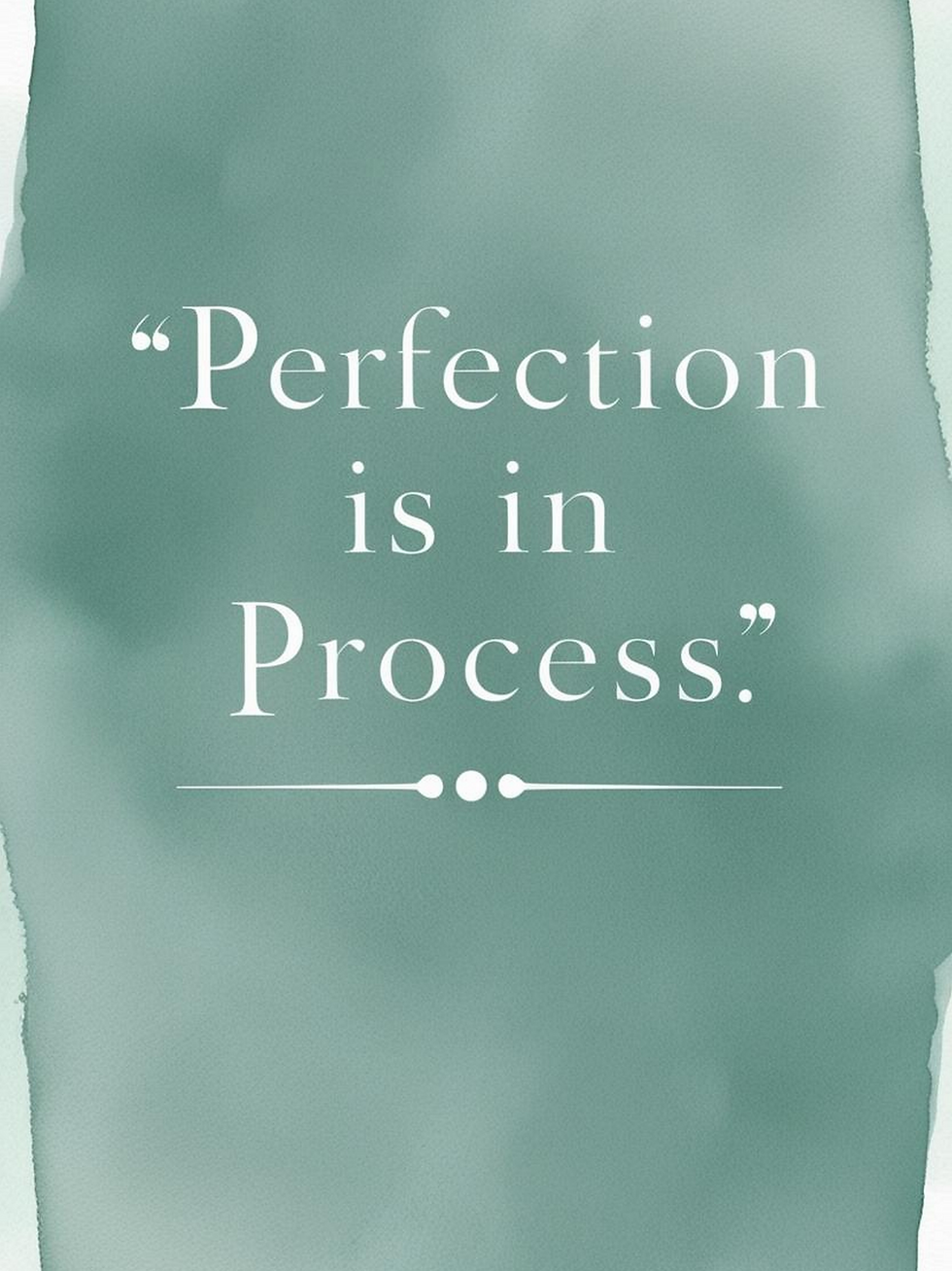 Zazzle Perfection Is In The Process option 3 Poster (Front)