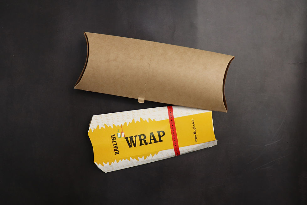 Thumbnail: Small - Wrap Pouch - Brown