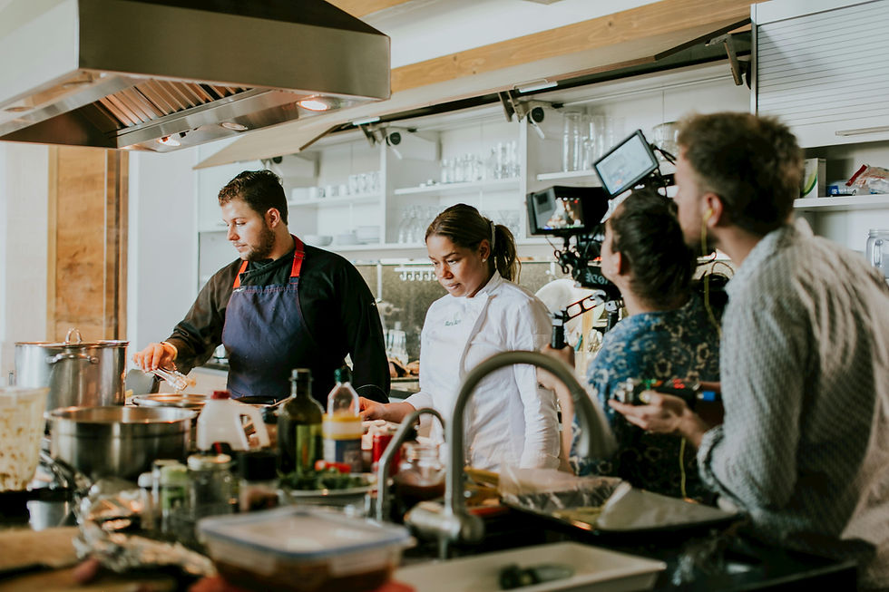 Tournage vidéo professionnel pour PME dans un restaurant