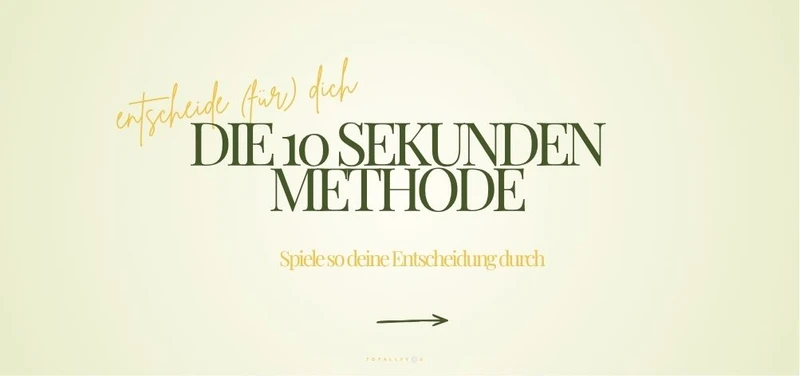 in 10 sekunden zur richtigen Entscheidung